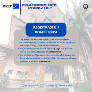INFORMASI UJI KOMPETENSI